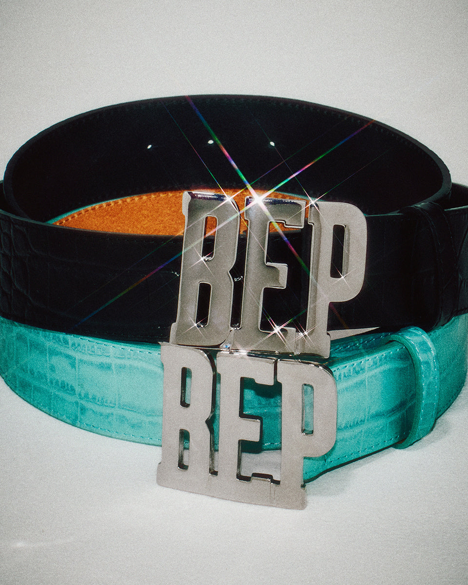 CROCODILE LETTERS BELT BLACK – BlackEyePatch