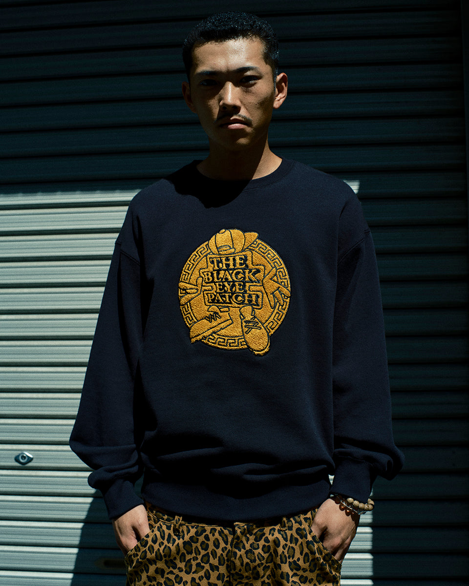 FRAMED OG BOY CREW SWEAT BLACK – BlackEyePatch