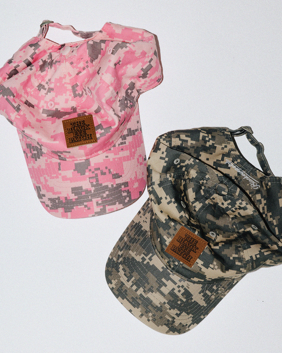 BlackEyePatch WOMEN x MOUSSY Cap CAMO 迷彩 LEATHER PATCHED DIGITAL CAMO CAP GRAY – BlackEyePatch