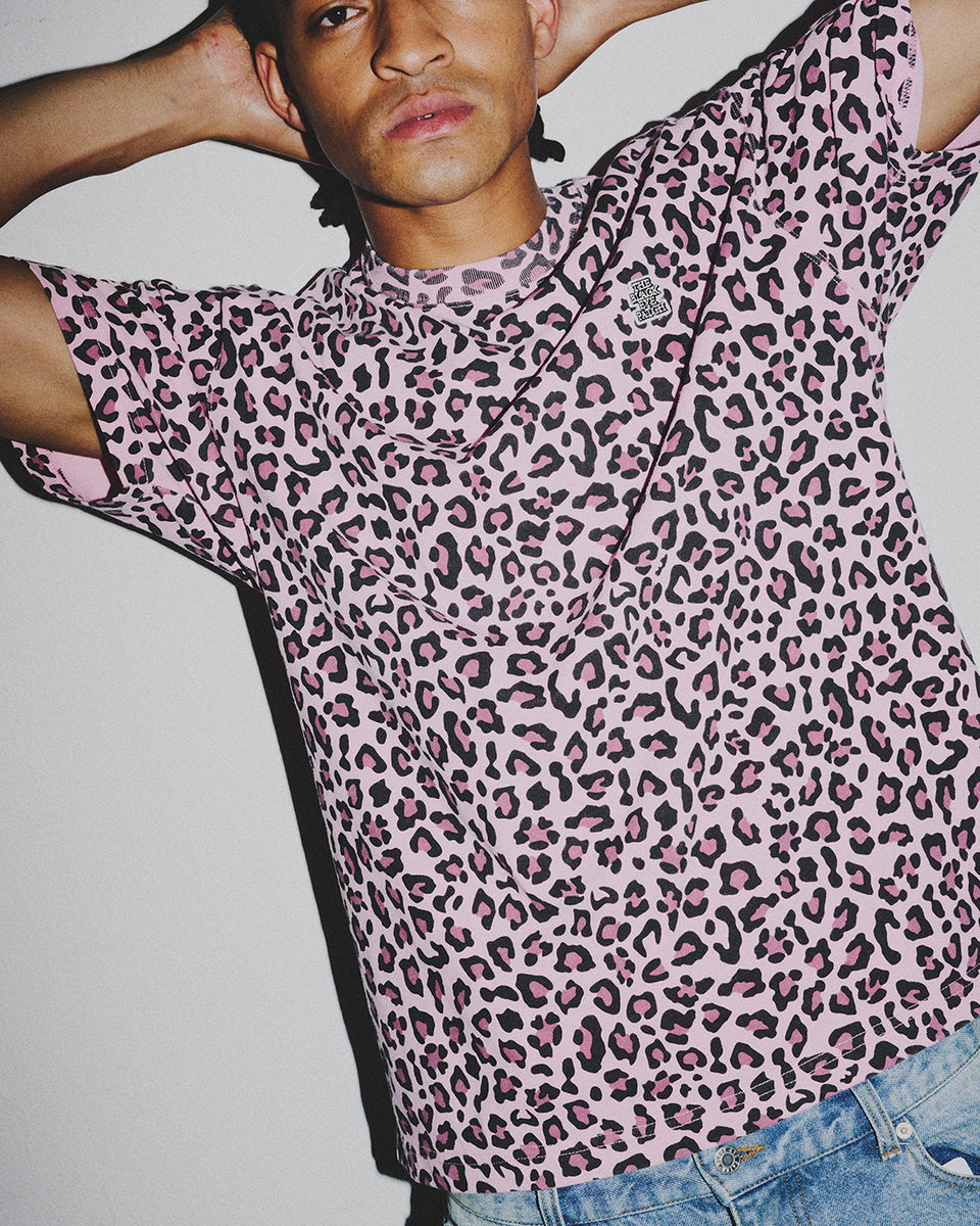 LEOPARD PATTERNED SMALL OG TEE PINK – BlackEyePatch
