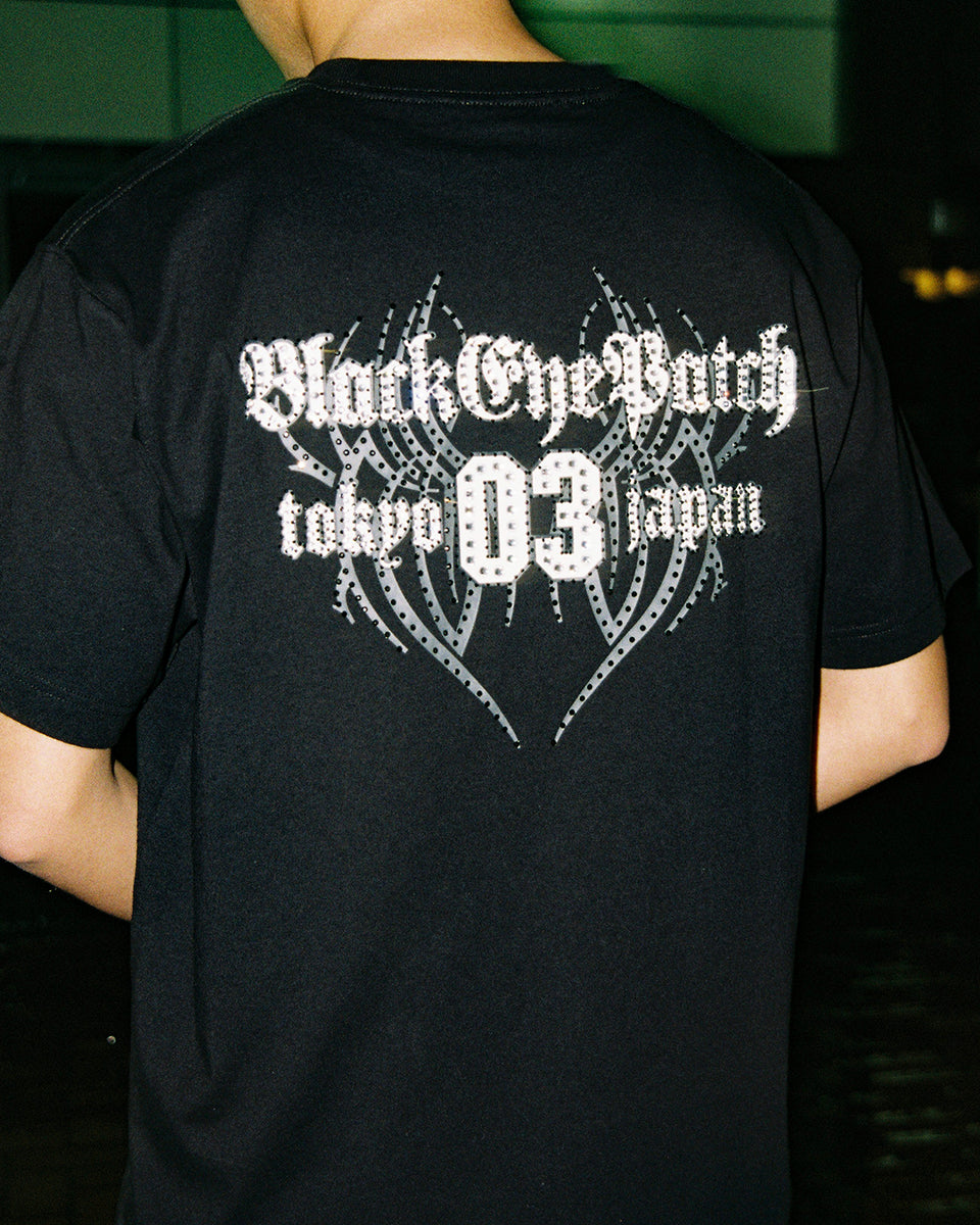 RHINESTONE TRIBAL 03 TEE BLACK – BlackEyePatch