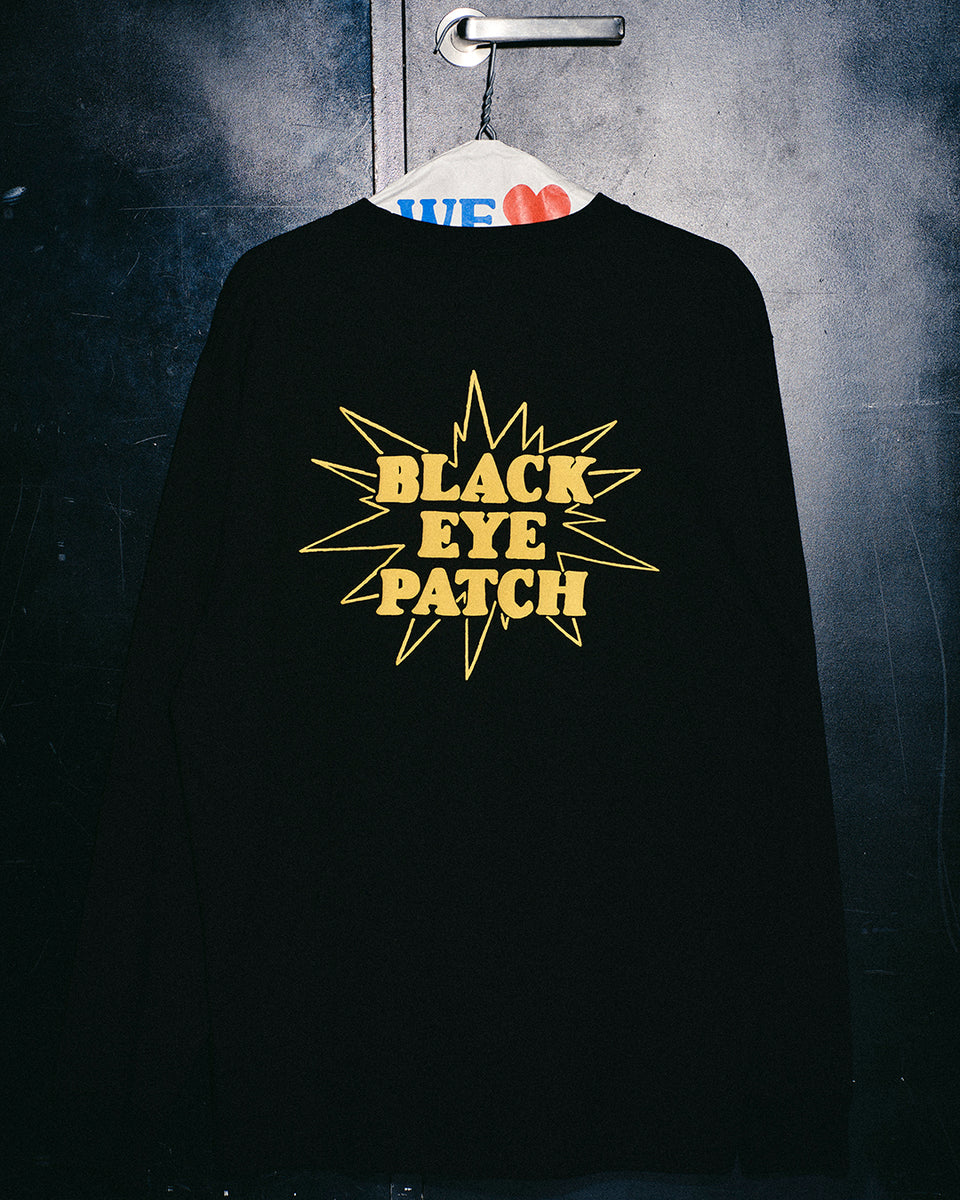SHIT HAPPENS L/S TEE BLACK – BlackEyePatch