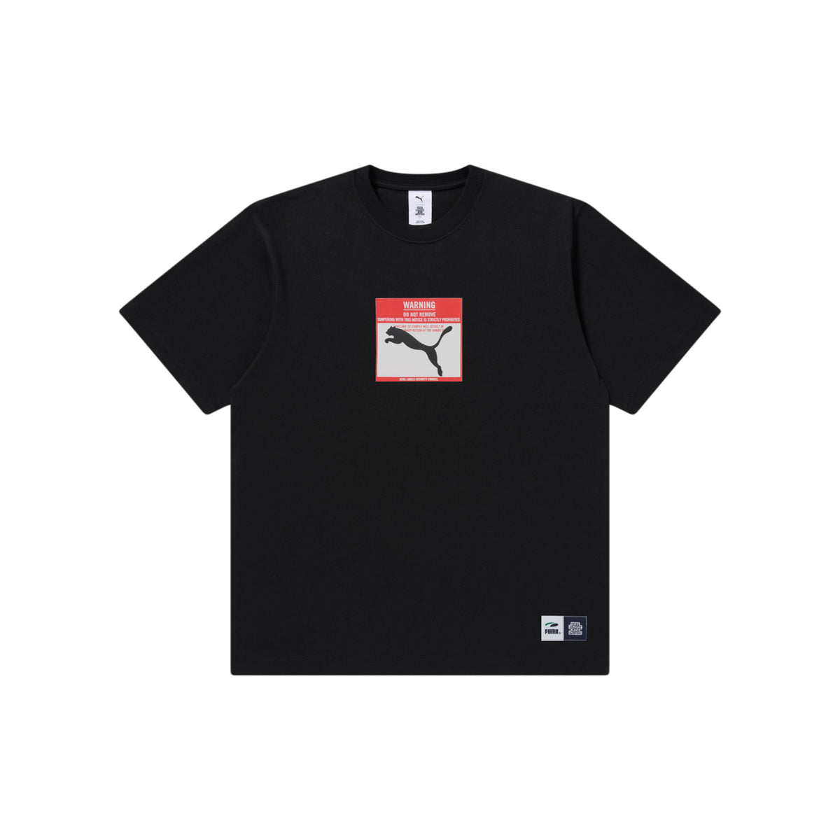 BEP DO NOT REMOVE PUMA LABEL TEE BLACK – BlackEyePatch
