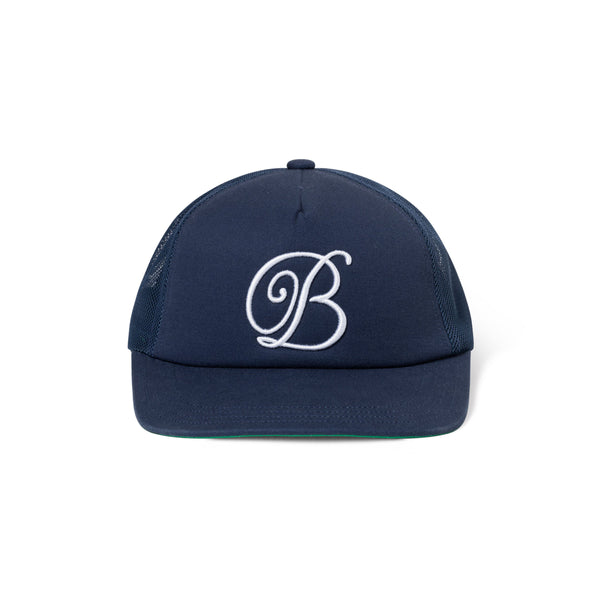 B Emblem Mesh Cap, Navy