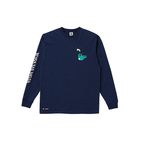 GASIUS PIRATE L/S TEE NAVY