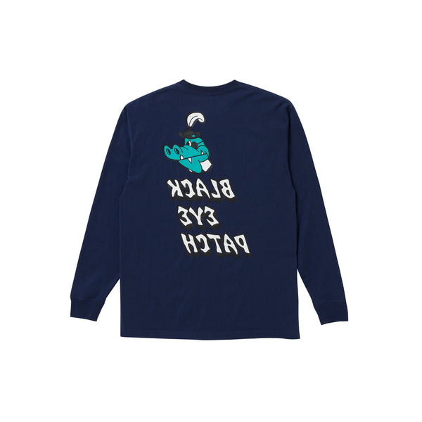 GASIUS PIRATE L/S TEE NAVY