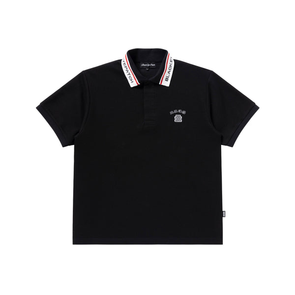 Logo Collared HWC Polo Shirt, Black