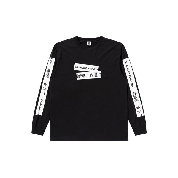 HWC TAPED L/S TEE BLACK