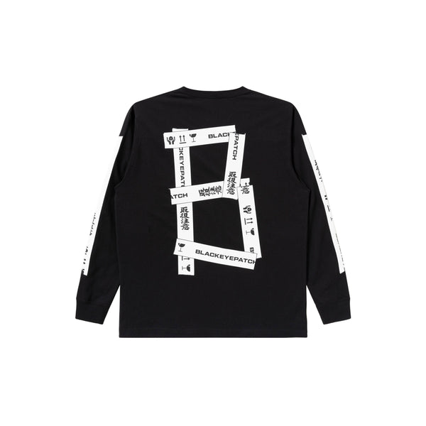 HWC TAPED L/S TEE BLACK