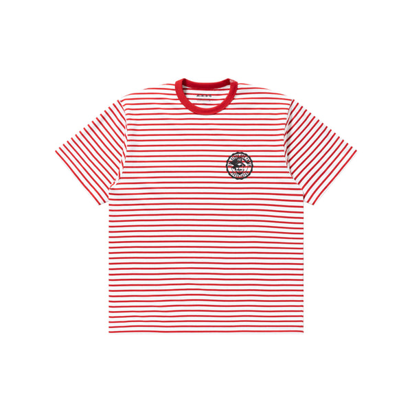 Pirate Logo Striped Tee (Red)
