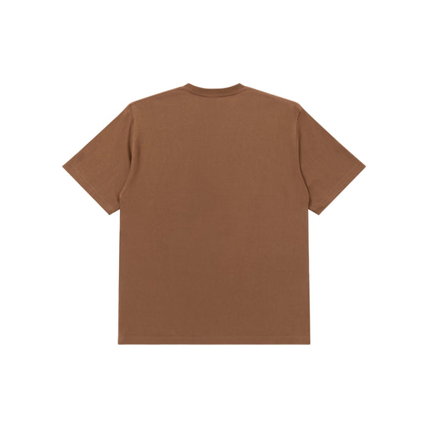 SIZE LABEL TEE BROWN
