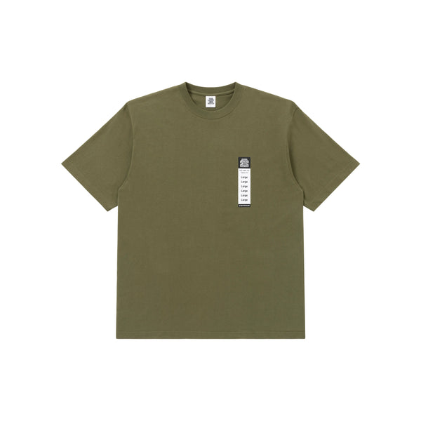 SIZE LABEL TEE OLIVE