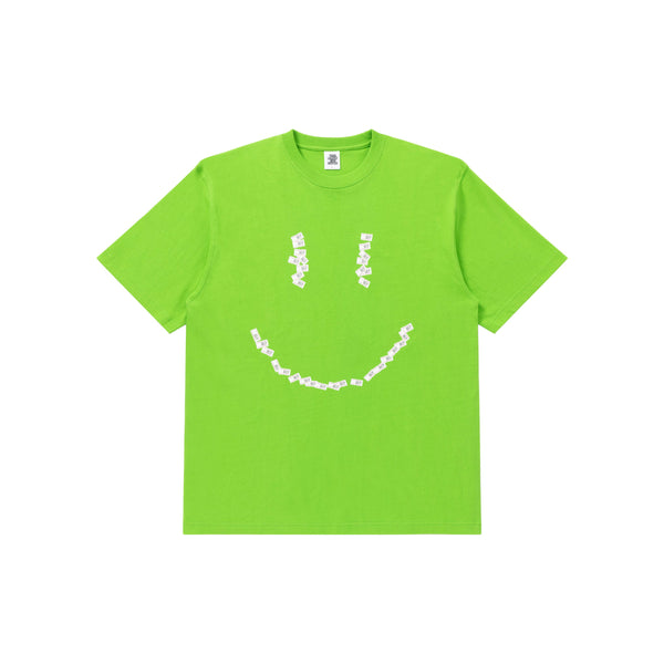 PRICE LABEL SMILE TEE GREEN