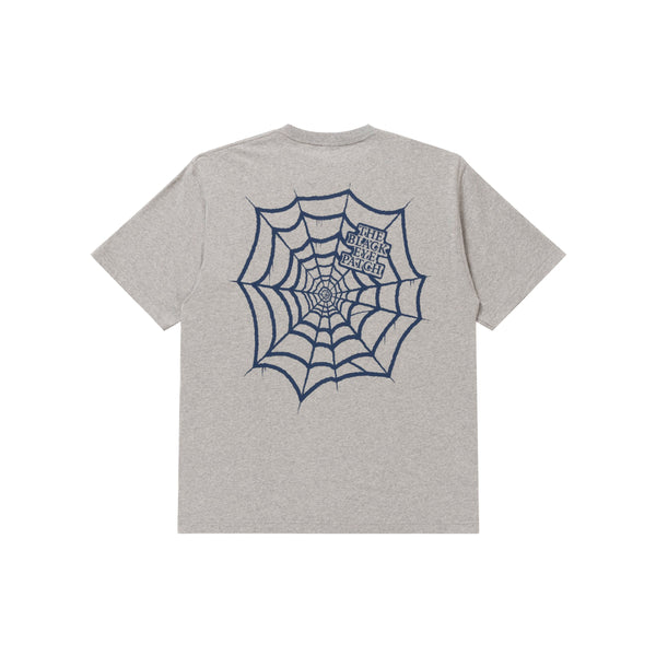 Spider Web Tee, Heather Gray