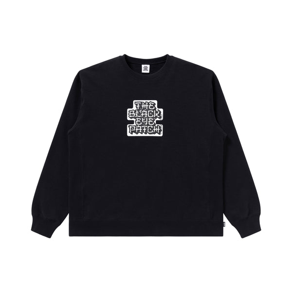 Kanji Label Typeface Crew Sweat (Black)