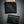 3 LETTER OE EMBOSSED LEATHER CARD CASE BLACK