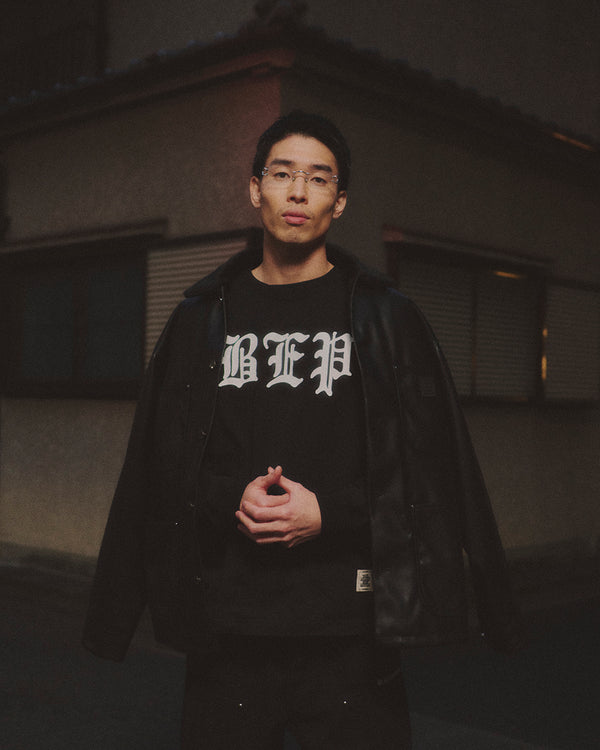 3 LETTER OE L/S TEE BLACK