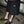 3 LETTER OE SWEAT CARGO BAGGY SHORTS BLACK