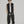 3 LETTER OE WASHED BIKER VEST BLACK