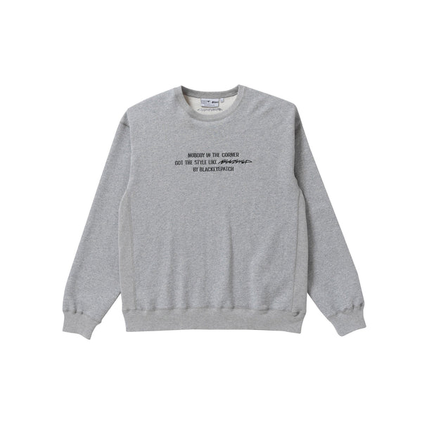 BEEZ-EYE-P STATEMENT CREW SWEAT H.GRAY