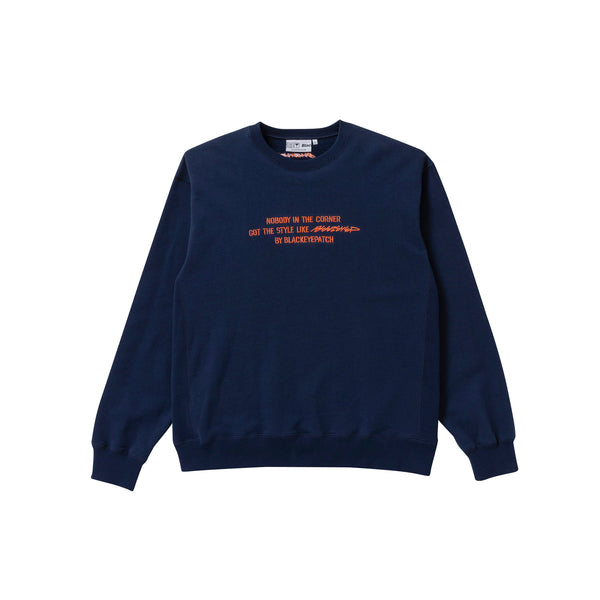 BEEZ-EYE-P STATEMENT CREW SWEAT NAVY