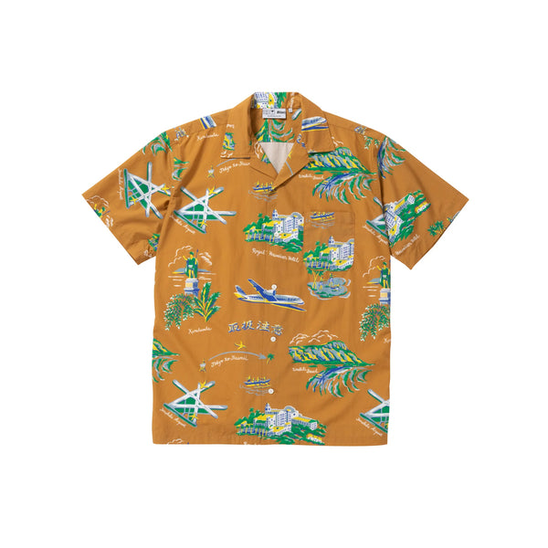 SOUVENIR ALOHA SHIRT KHAKI