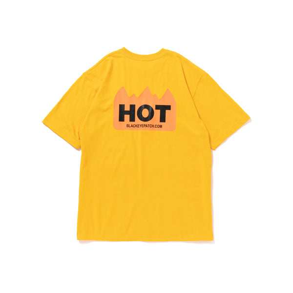HOT LABEL TEE YELLOW