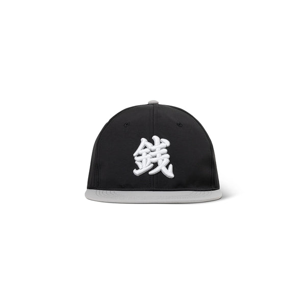 ZENI NYLON 6 PANEL CAP BLACK
