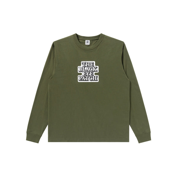 OG LABEL L/S TEE OLIVE