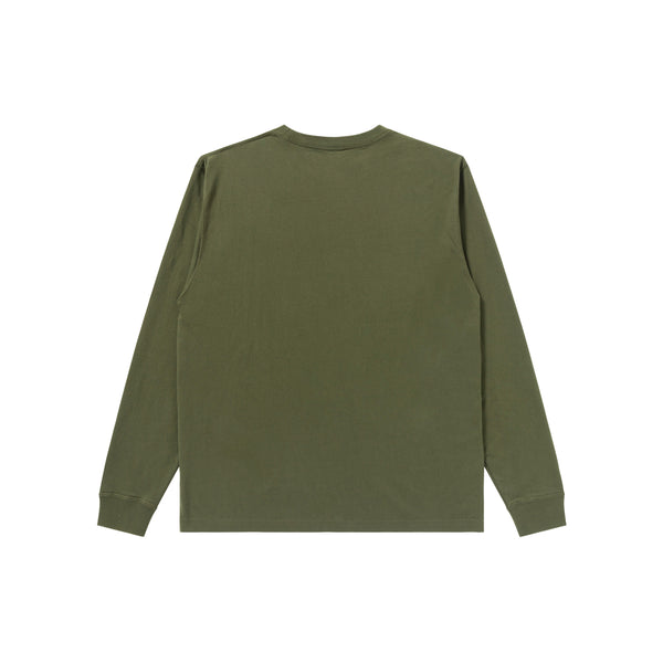 OG LABEL L/S TEE OLIVE
