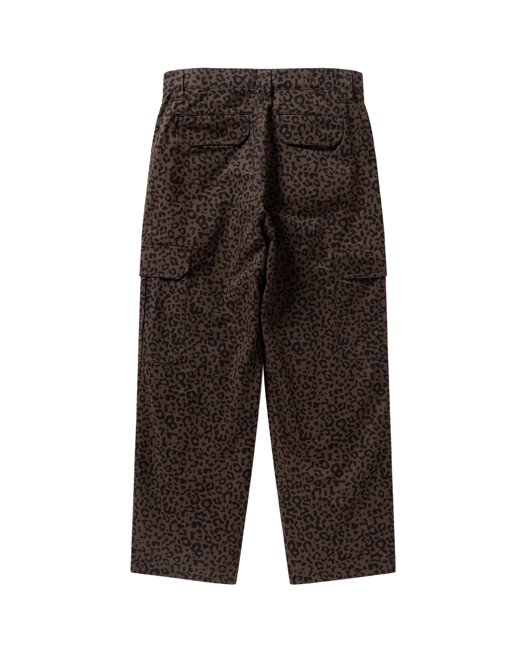 SMALL OG LABEL LEOPARD CARGO PANTS