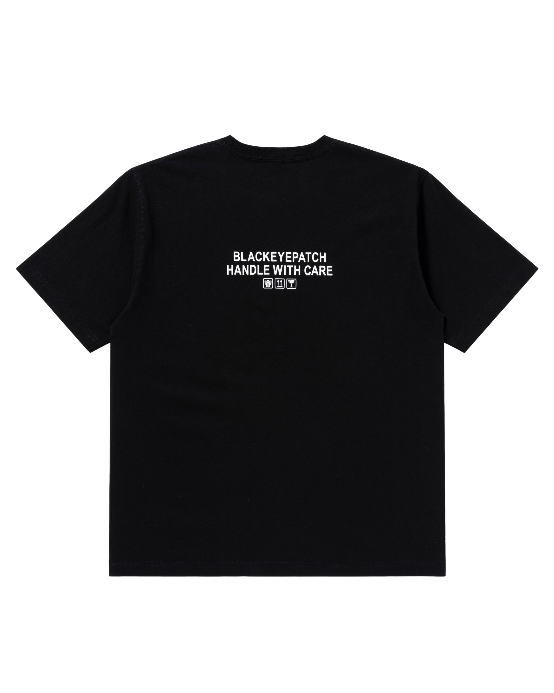 HWC LABEL RHINESTONE TEE BLACK – BlackEyePatch