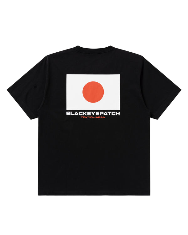 JAPAN FLAG TEE BLACK