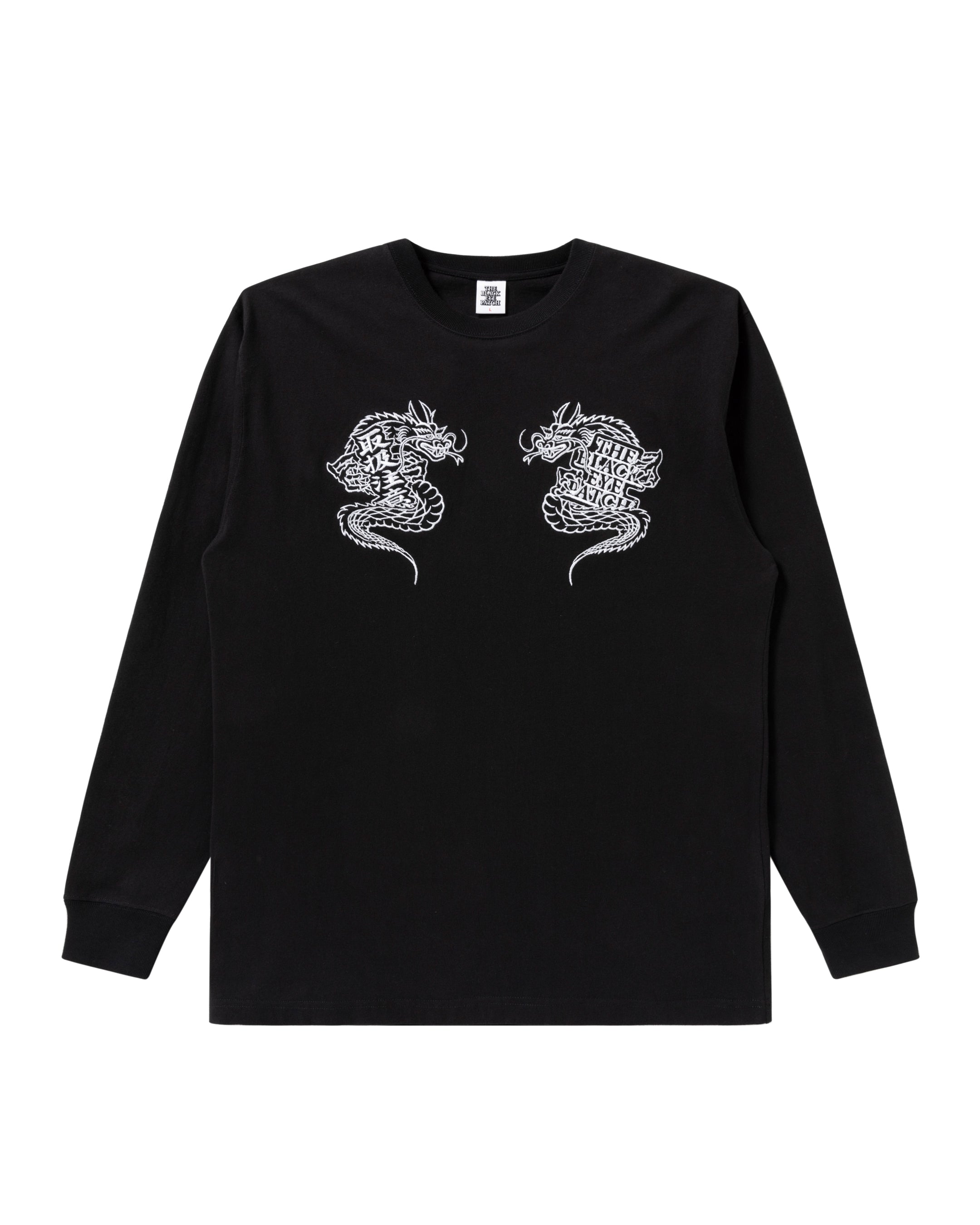 DRAGON L/S TEE BLACK – BlackEyePatch