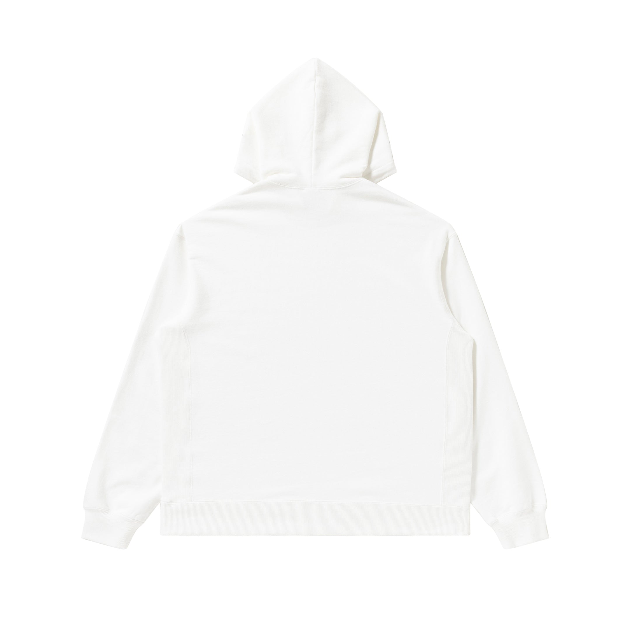 OE LOGO EMBROIDERED HOODIE WHITE