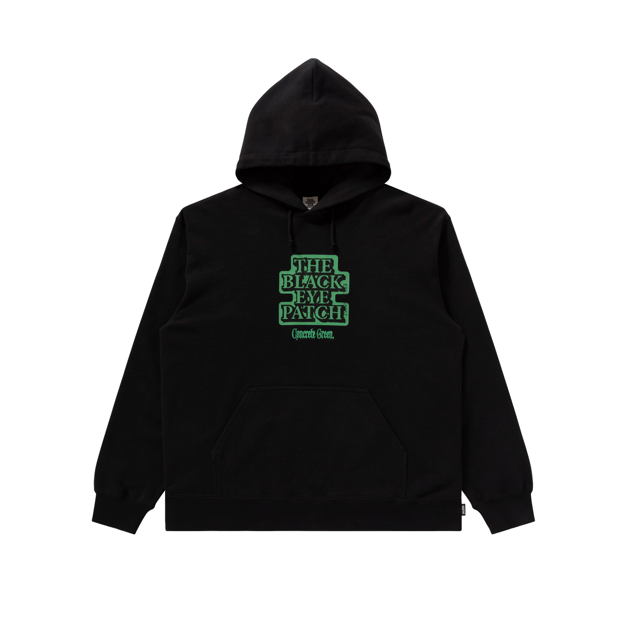 CONCRETE GREEN HOODIE BLACK – BlackEyePatch