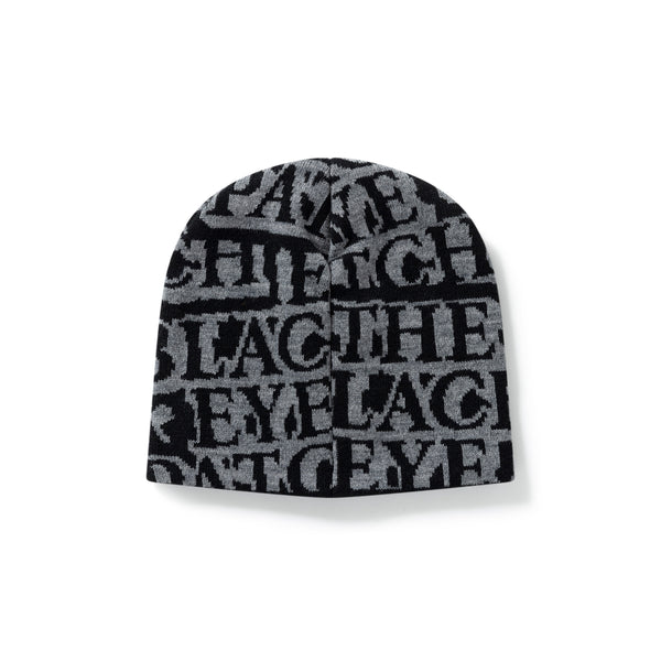 OG LABEL COVERED SINGLE BEANIE BLACK