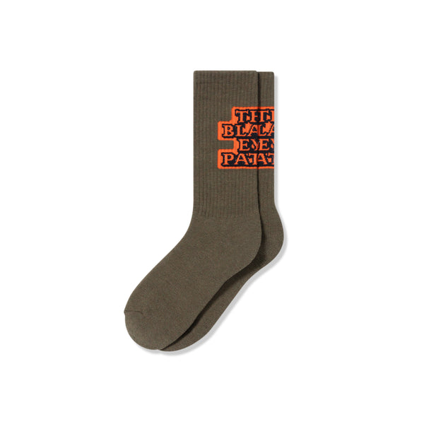 OG LABEL SOCKS OLIVE