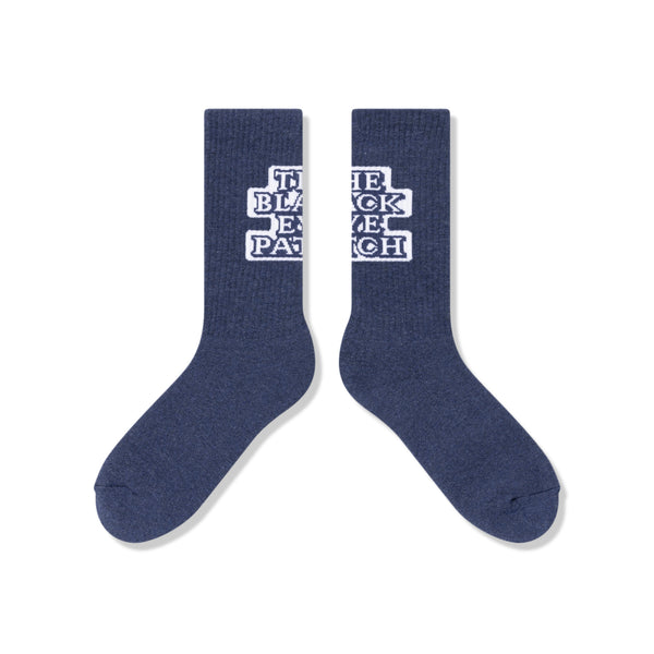 OG LABEL SOCKS NAVY