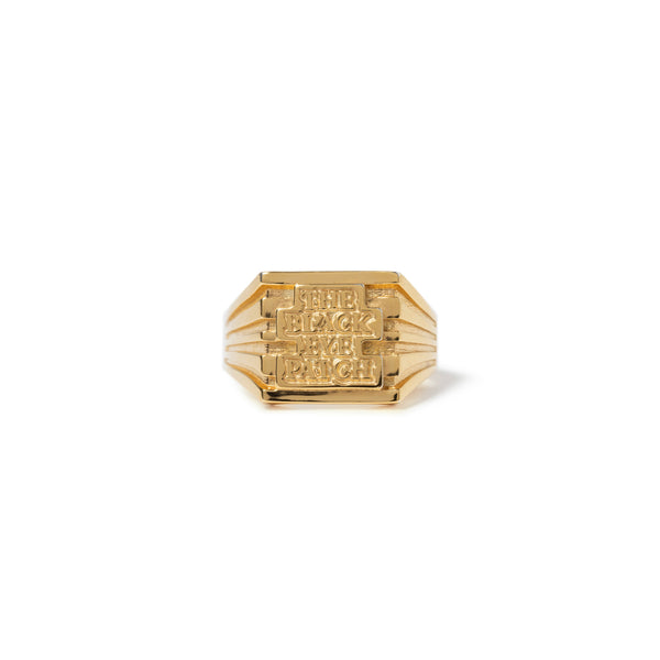 OG LABEL RING GOLD