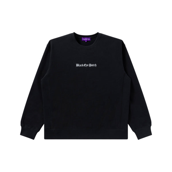 OE LOGO CREW SWEAT BLACK