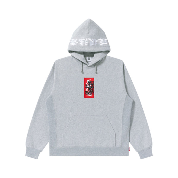 HWC LABEL HOODIE HEATHER GRAY