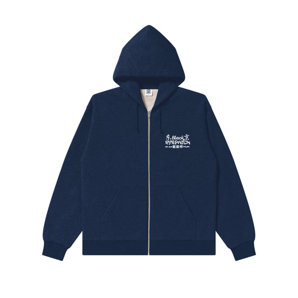 OLDTOWN TOKYO ZIP HOODIE NAVY