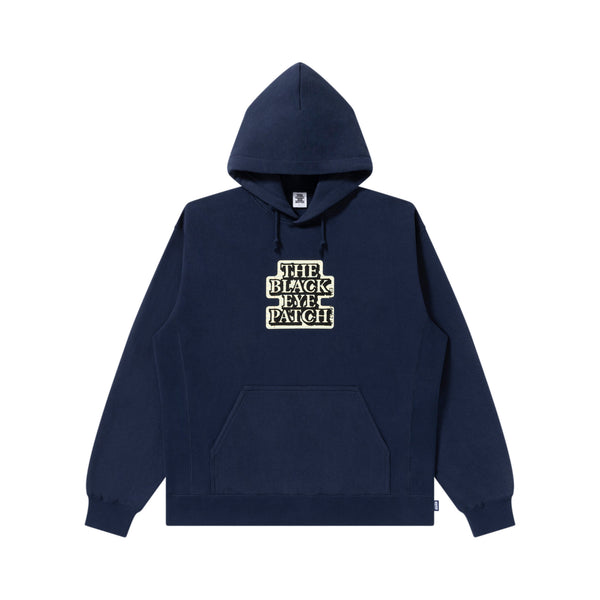 NOTEPAD OG LABEL HOODIE NAVY