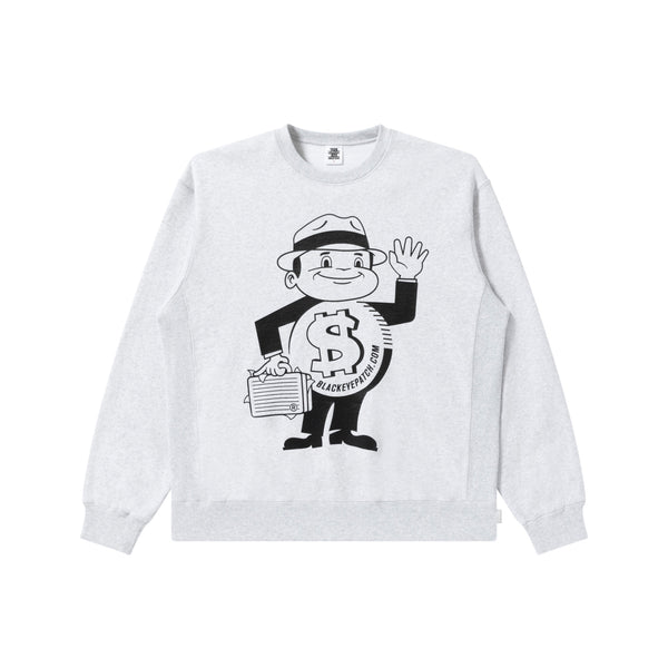 DOLLARMAN CREW SWEAT ASH