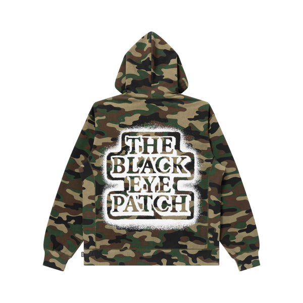 SPRAYED OG LABEL HOODIE CAMO