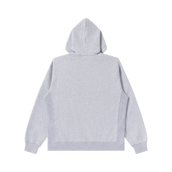 BUSINESS SIZE HOODIE HEATHER GRAY