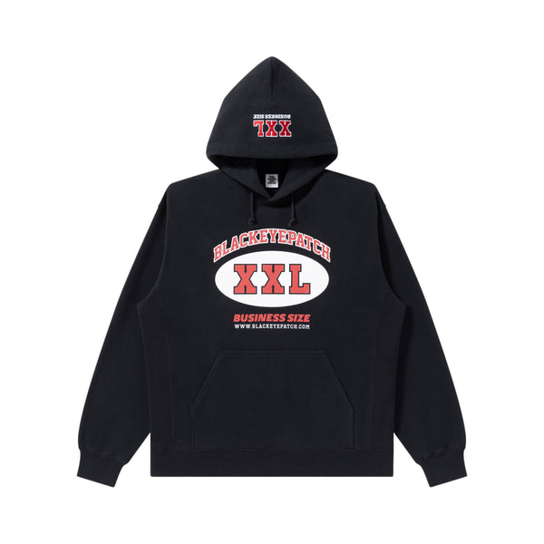 BUSINESS SIZE HOODIE BLACK