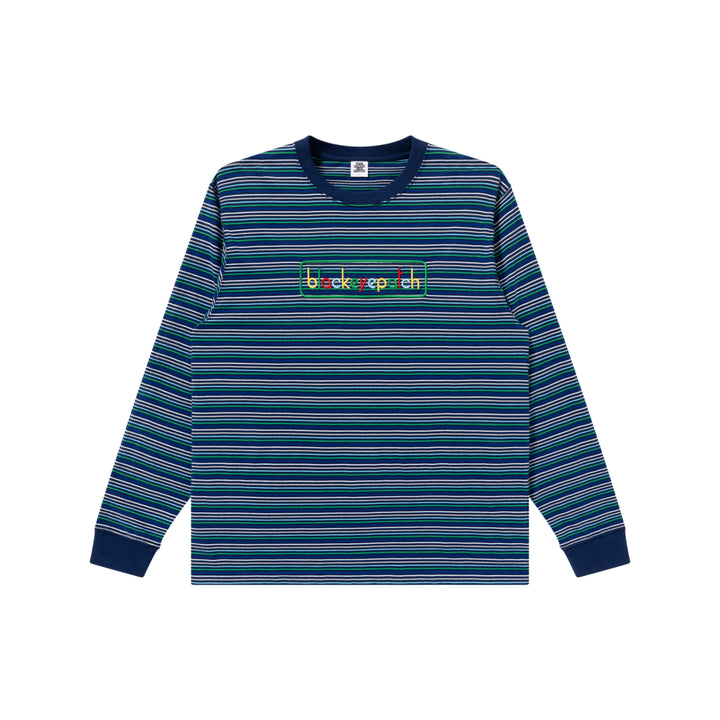 MULTICOLOR LOGO STRIPED L/S TEE