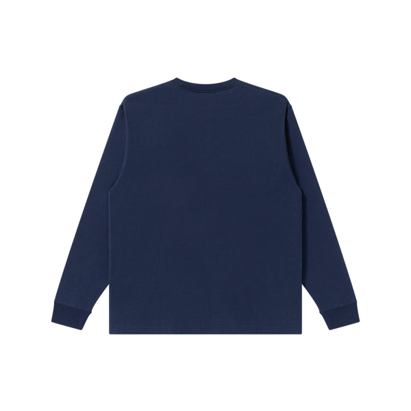 SMALL OG LABEL L/S TEE NAVY